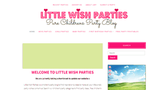 Desktop Screenshot of littlewishparties.com