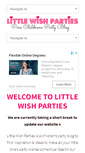 Mobile Screenshot of littlewishparties.com